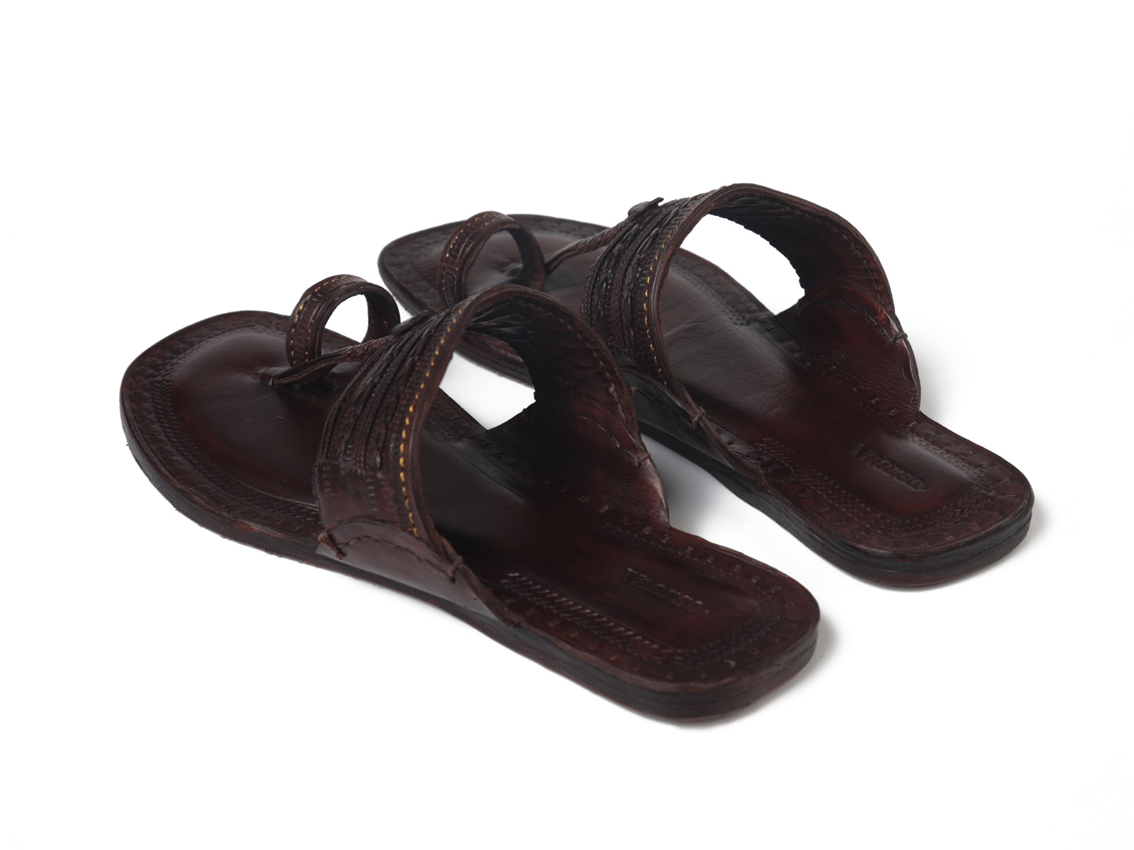 Womens Dark Brown Kolhapuri Chappal at Vaarsa Womens Dark Brown Kolhapuri Chappal, Vaarsa