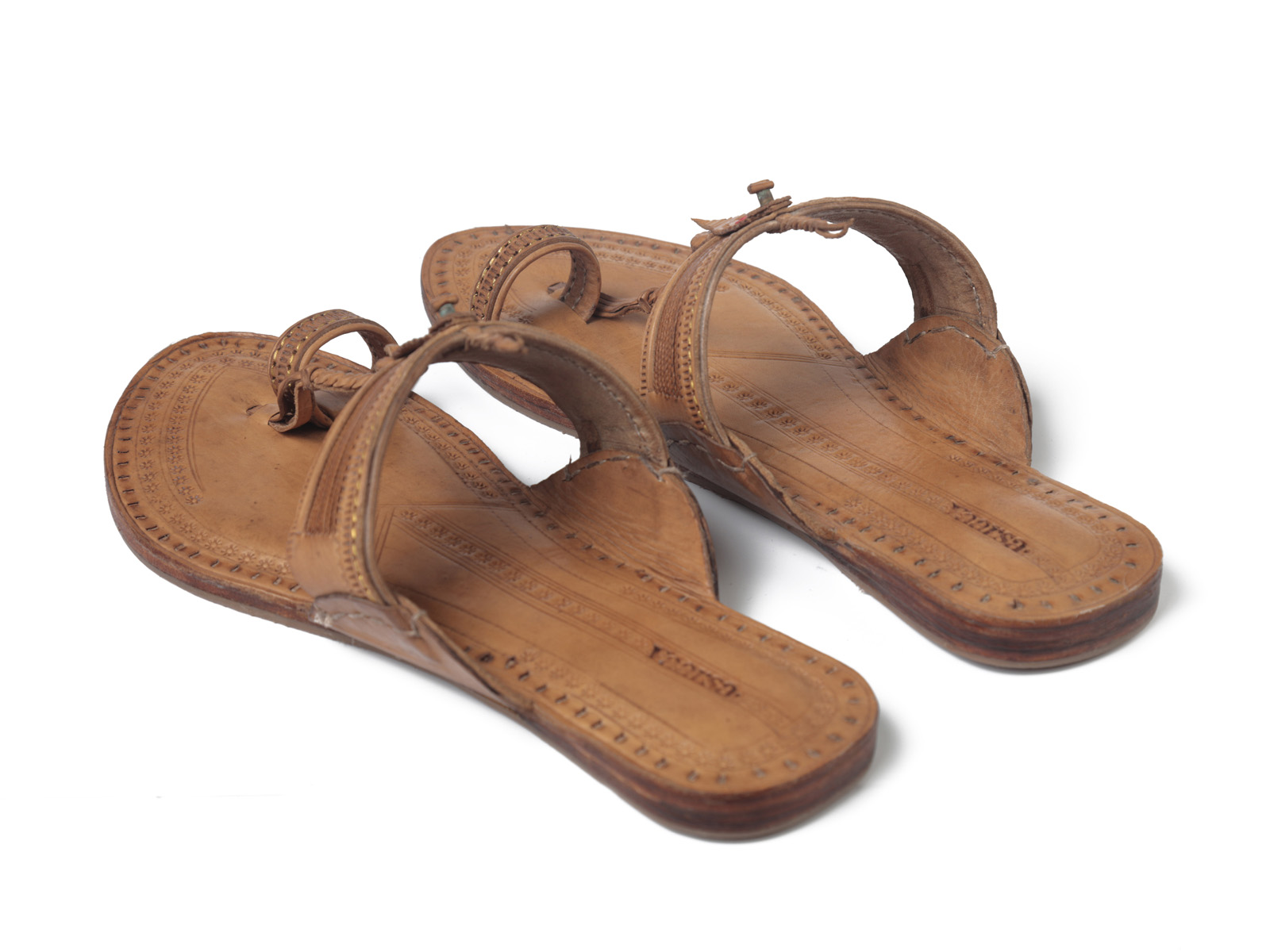 Womens Natural Kolhapuri Chappal Womens Natural Kolhapuri Chappal